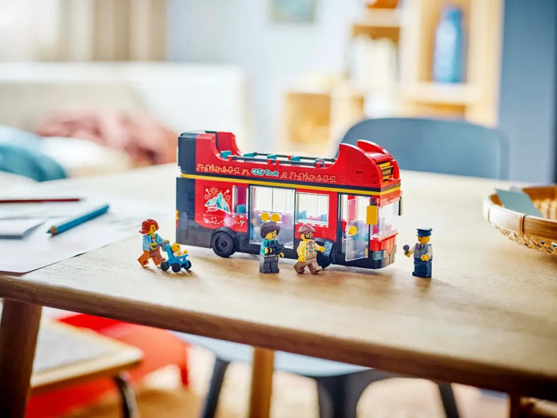 LEGO® City 60407 Red Double-Decker Sightseeing Bus