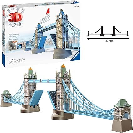 3D Puzzle Building Tower Bridge - 216 Pieces
