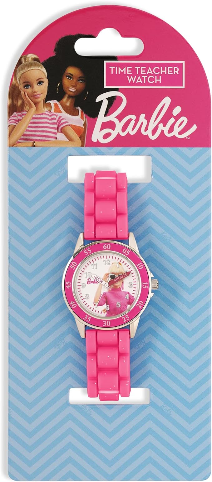 Barbie Girl's Analog Quartz Watch With Silicon Strap