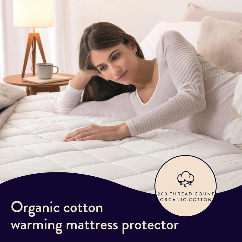 Dreamland Organic Cotton Warming Mattress 200x180cm