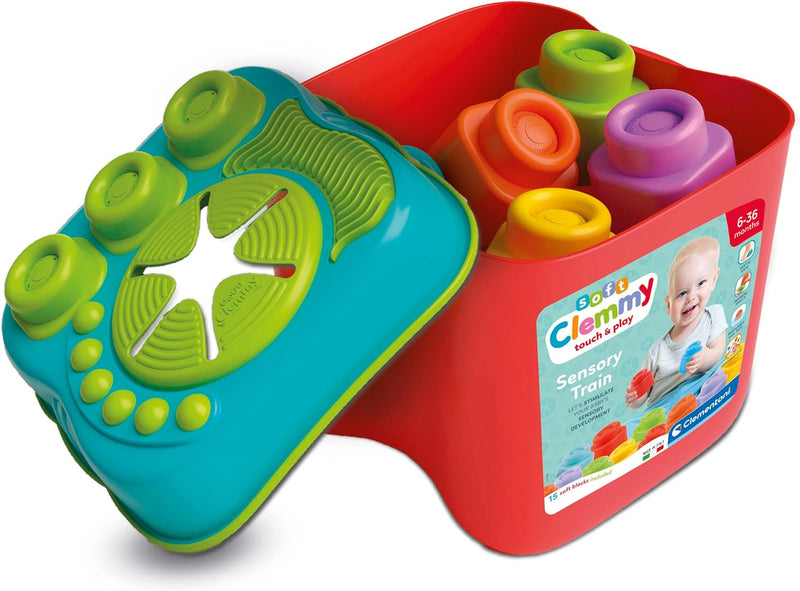 Sensory Bucket, Clemmy Soft Blocks