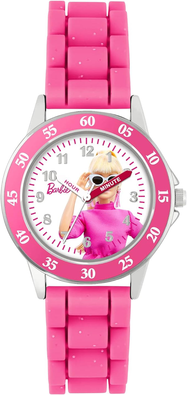 Barbie Girl's Analog Quartz Watch With Silicon Strap