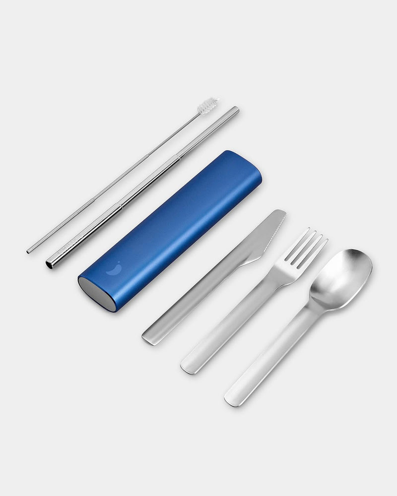 Chilly's Cutlery - whale blue