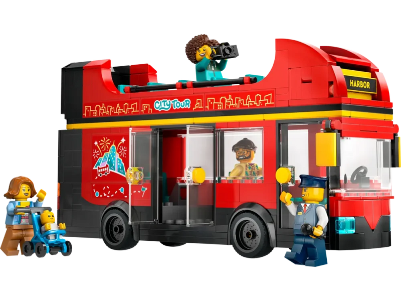 LEGO® City 60407 Red Double-Decker Sightseeing Bus