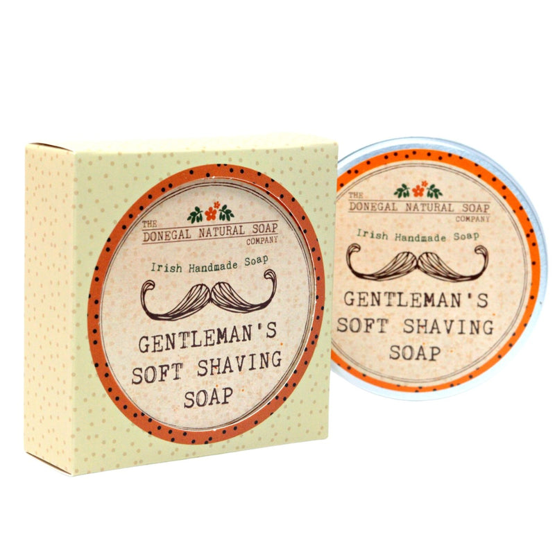 Gentlemen’s Soft Shaving Soap with Travel Tin