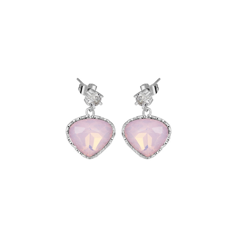 Rose Opal Earrings