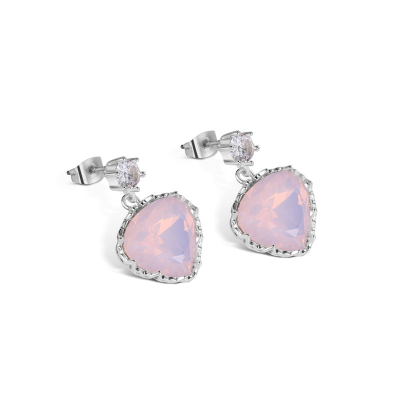 Rose Opal Earrings