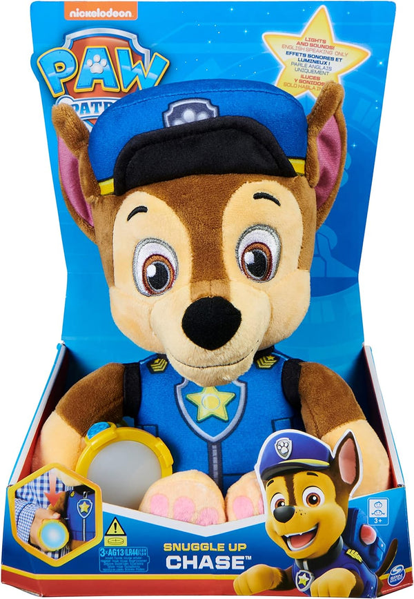 PAW Patrol, Snuggle Up Chase Plush with Torch