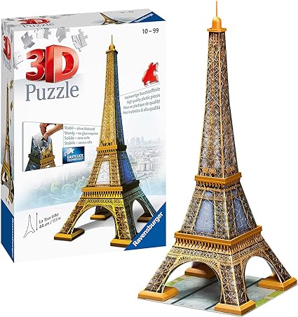 3D Puzzle Building Eiffel Tower - 216 Pieces