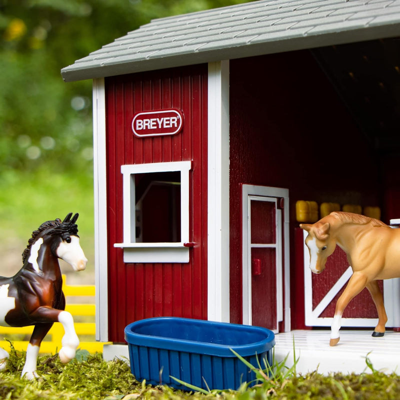 Red Stable Playset