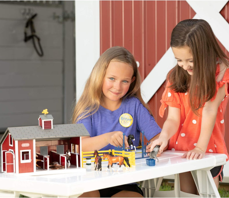 Red Stable Playset