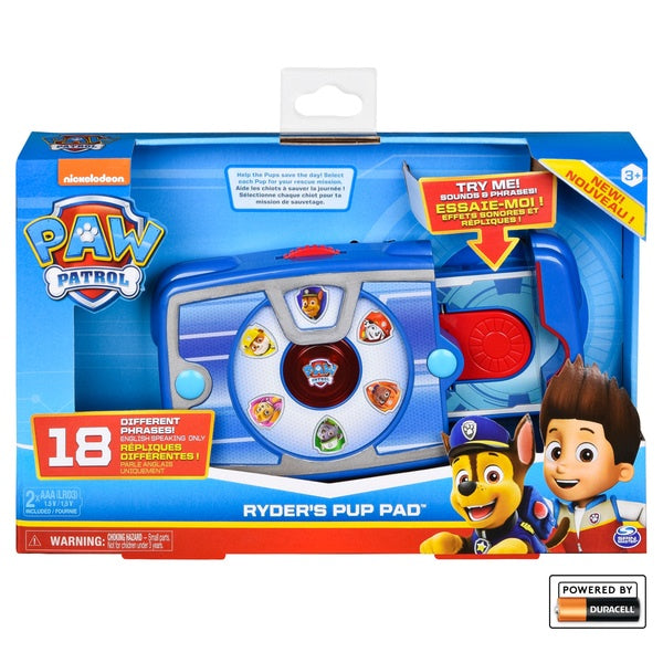 PAW PATROL RYDER'S INTERACTIVE PUP PAD WITH 14 SOUNDS