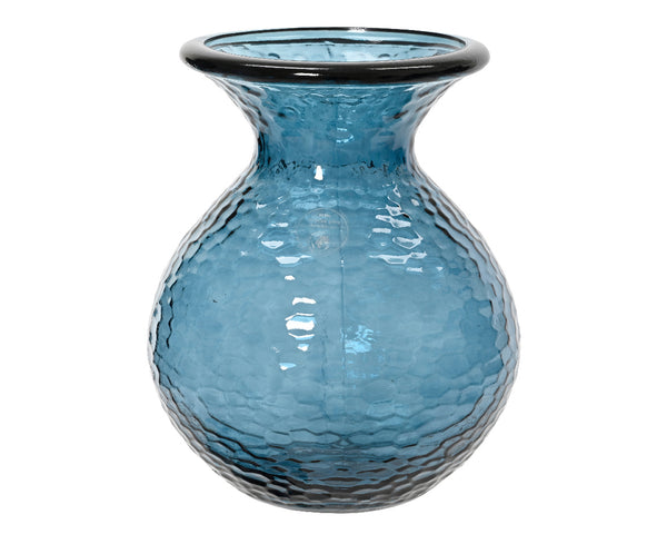 Vase recycled glass matt