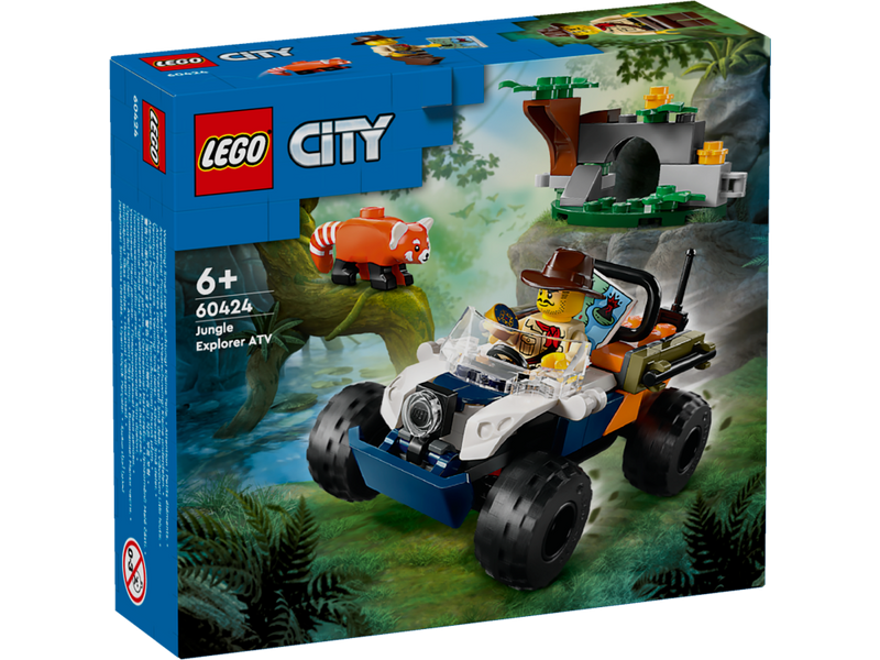 LEGO® City 60424 Jungle Explorer ATV Red Panda Mission