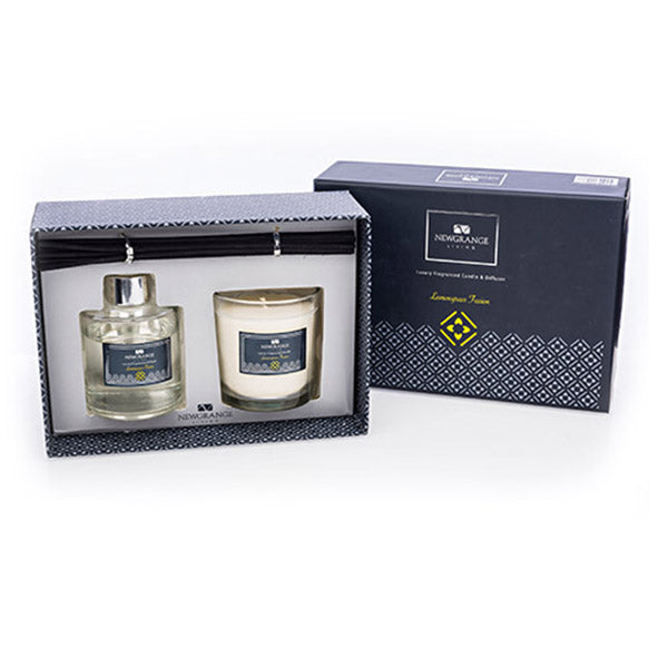 LEMONGRASS FUSION LUXURY CANDLE & DIFFUSER GIFT SET