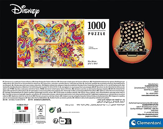 Disney Classic 1000 Pieces, Jigsaw Puzzle