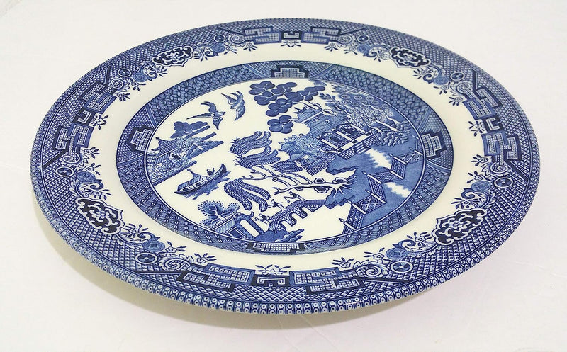 Churchill Blue Willow Pattern Dinner Plate 10.5"