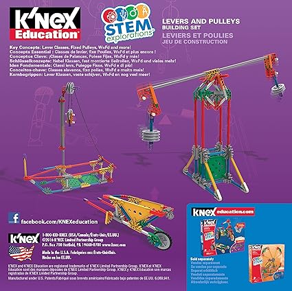 K'NEX STEAM Education Levers and Pulleys Building Set