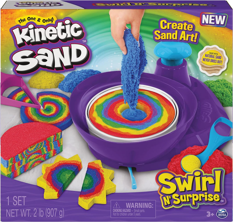 Kinetic Sand Swirl 'n Surprise Set