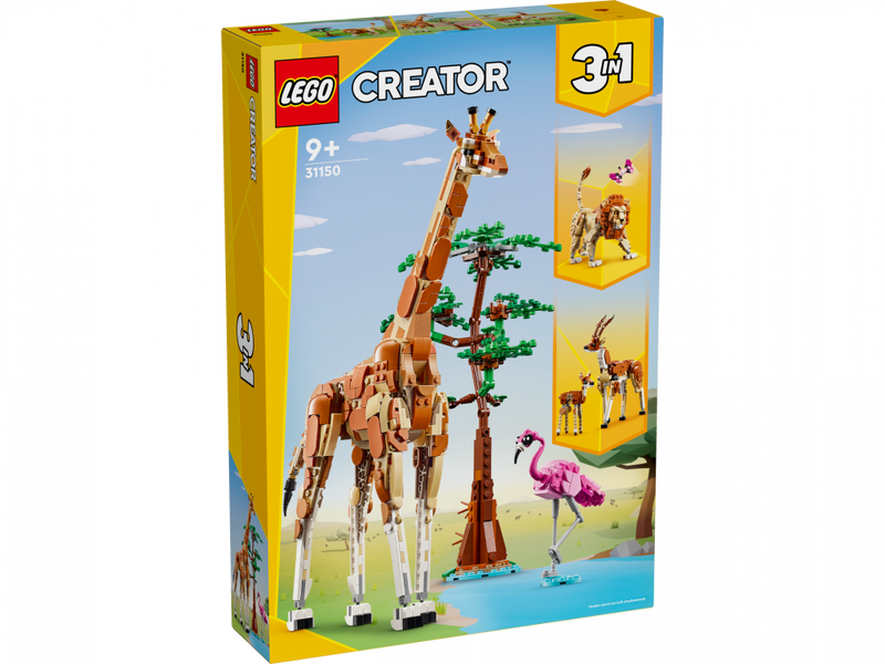 LEGO® Creator 3-in-1 31150 Wild Safari Animals