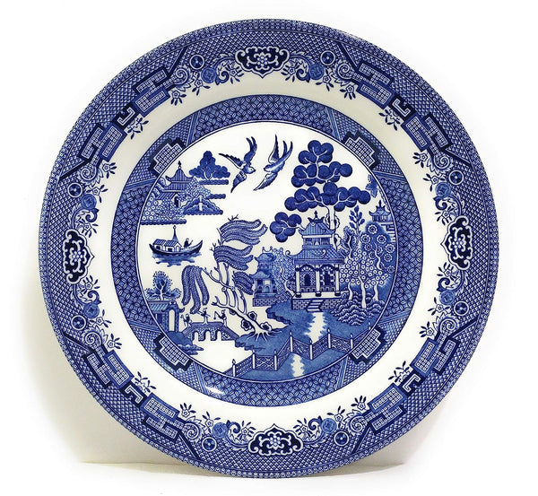 Blue Willow Pattern Dinner Plate 10.5"