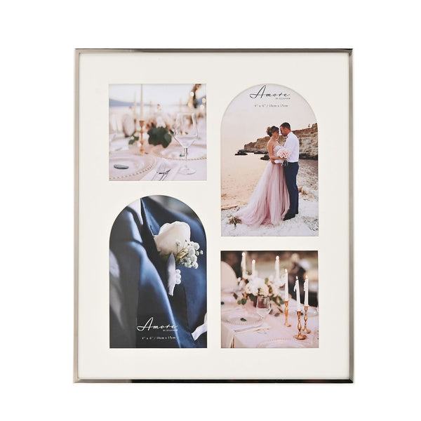 AMORE COLLAGE PHOTO FRAME WITH 4 X ARCH MOUNTS