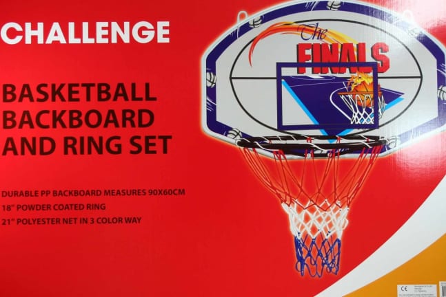 Challenge Basketball Backboard And Ring Set