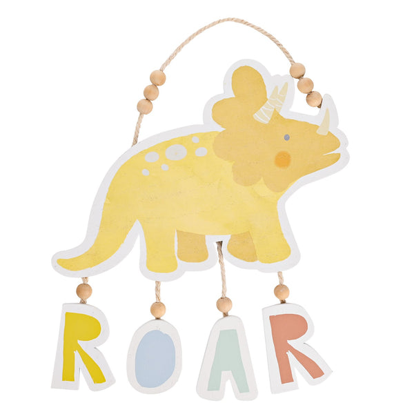 PETIT CHERI DINOSAUR PLAQUE - TRICERATOPS "ROAR"