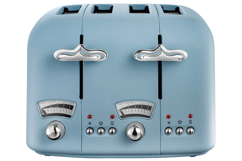 Delonghi Argento Flora 4 Slice Toaster - Azure