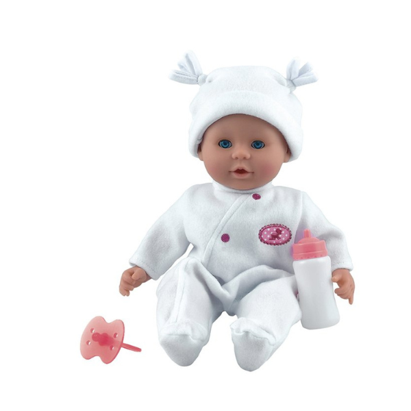 Dolls World Little Treasure Doll - white