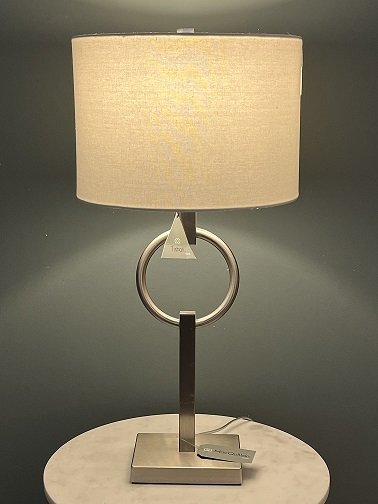 Croton Table Lamp Antique Brass 66cmH