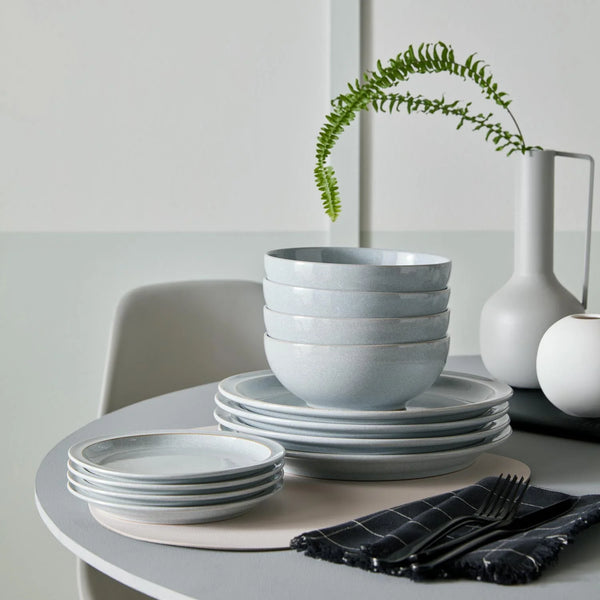 Dove Grey 12 Piece Tableware Set