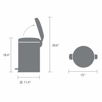 NEWICON STEP 5.3 gallon (20L) - White