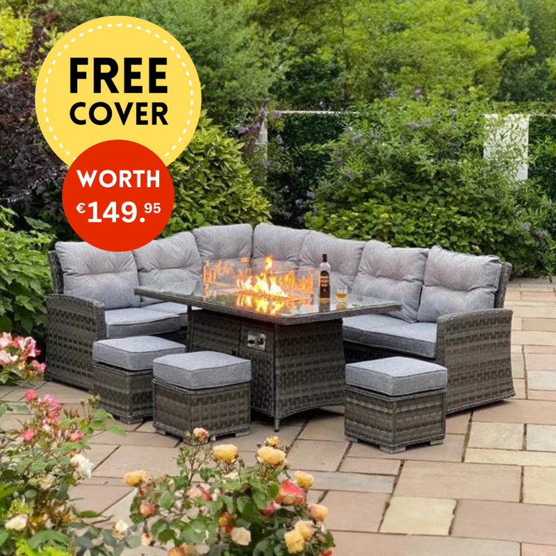 Amalfi Corner Unit with Firepit