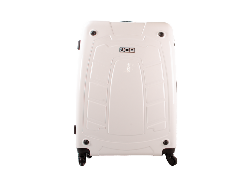 Hard Shell Suitcase with 4 Spinner Wheels Travel Luggage - White
