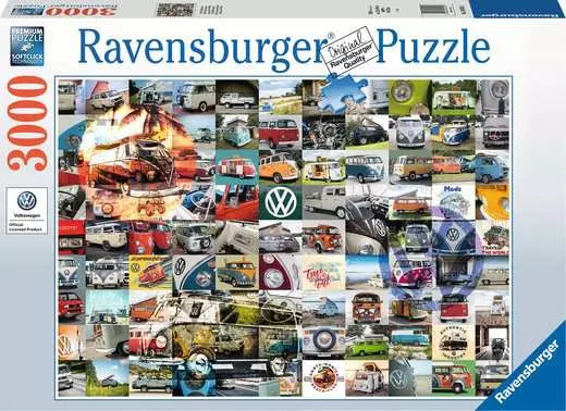 Jigsaw Puzzle 99 VW Campervan Moments - 3000 Pieces Puzzle