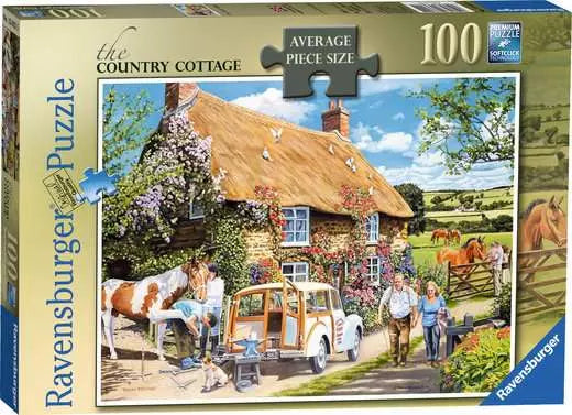 Jigsaw Puzzle The Country Cottage - 100 Pieces Puzzle