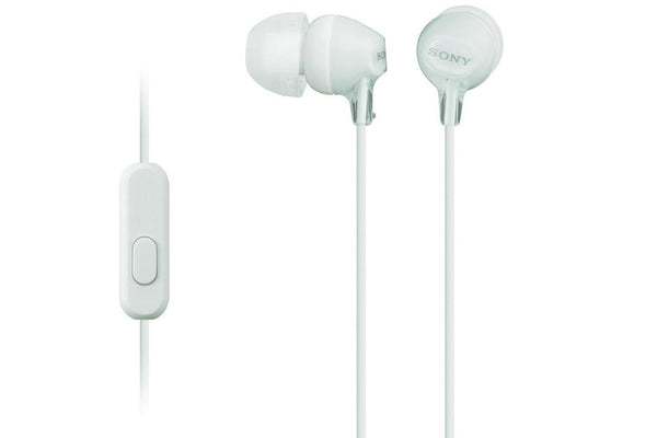 Sony MDR-EX15AP In-Ear Headphones | White