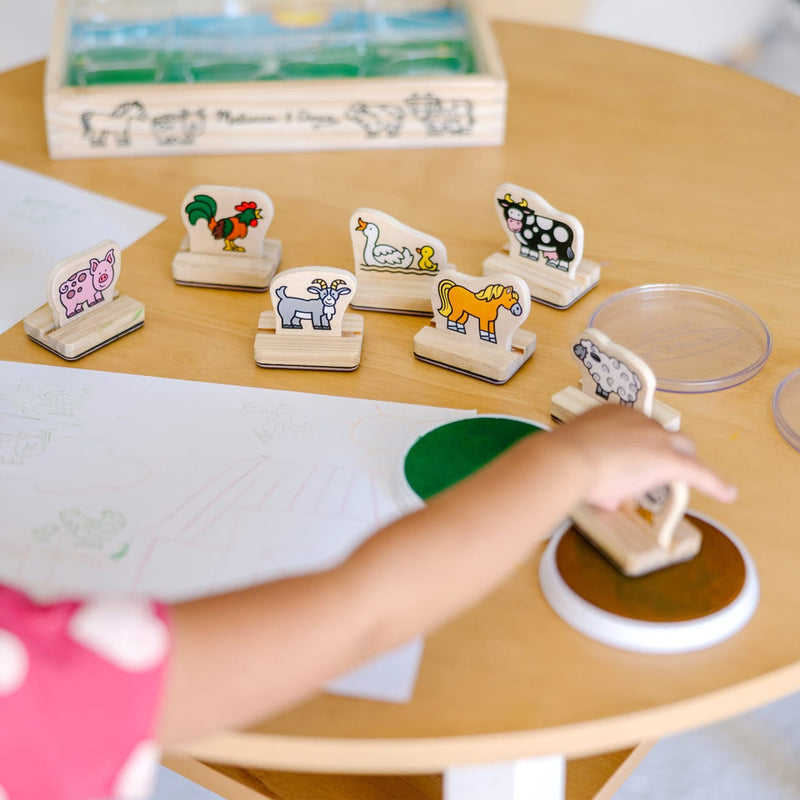 My First Wooden Stamp Set - Farm Animals