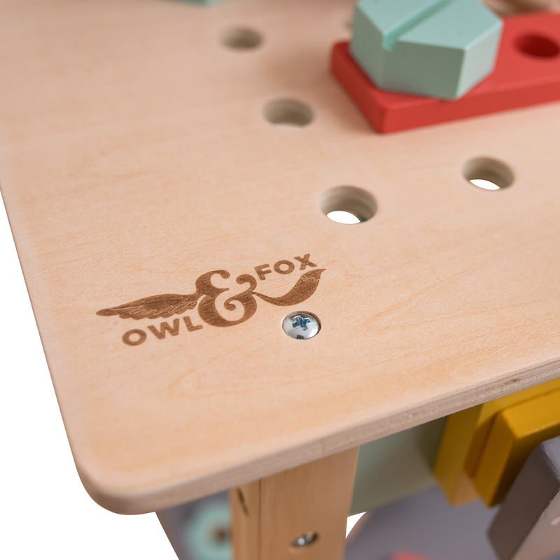 Owl & Fox Wooden Workbench Set - FSC® certified