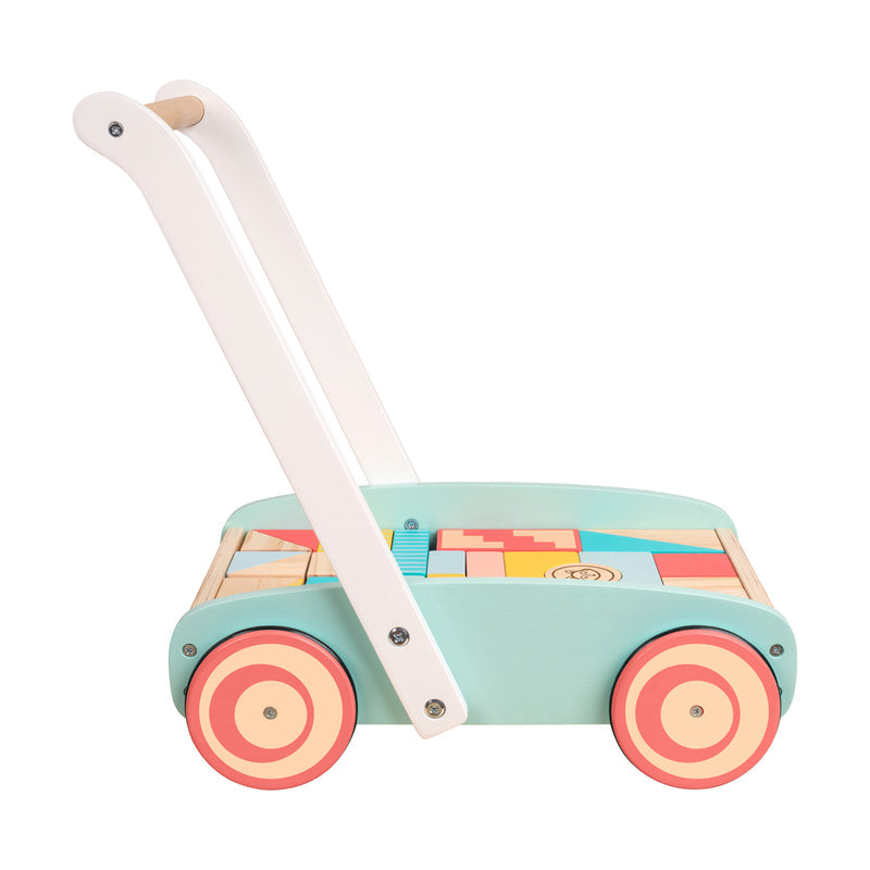 Owl & Fox Wooden Baby Walker and Blocks - FSC® certified