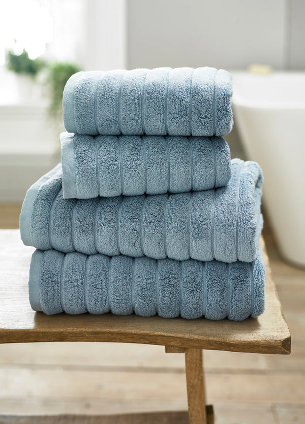 Ribbleton Zerotwist Cotton Bath Sheet - Blue