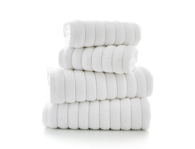 Ribbleton Zerotwist Cotton Bath Towel - White