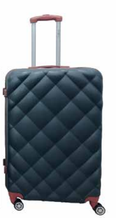 Hard Shell Suitcase with 4 Spinner Wheels Travel Luggage - Airforce Blue
