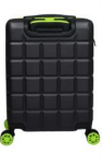 Hard Shell Suitcase with 4 Spinner Wheels Travel Luggage - Grey Yellow