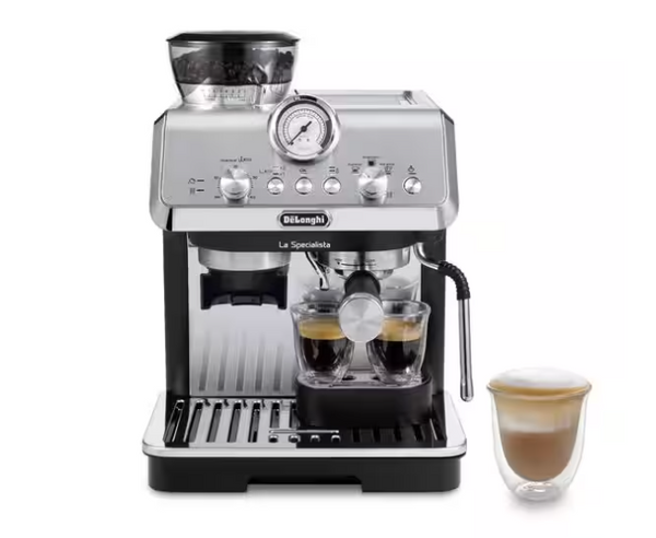 DELONGHI LA SPECIALISTA ARTE MANUAL ESPRESSO MAKER EC9155.MB (METAL BLACK)