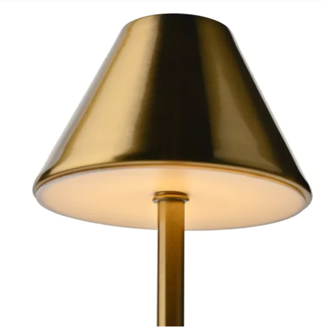 HESTIA BRONZE USB LED TOUCH TABLE LAMP - MEDIUM