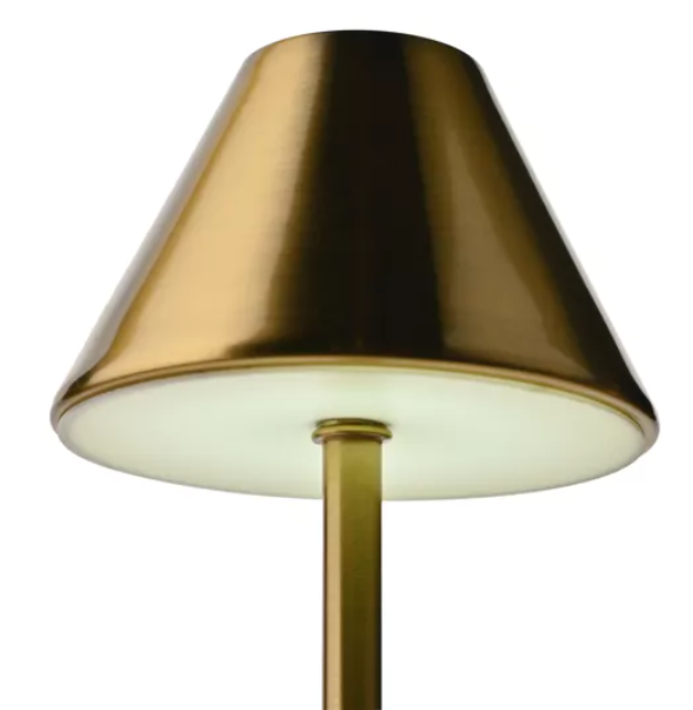 HESTIA BRONZE USB LED TOUCH TABLE LAMP - MEDIUM