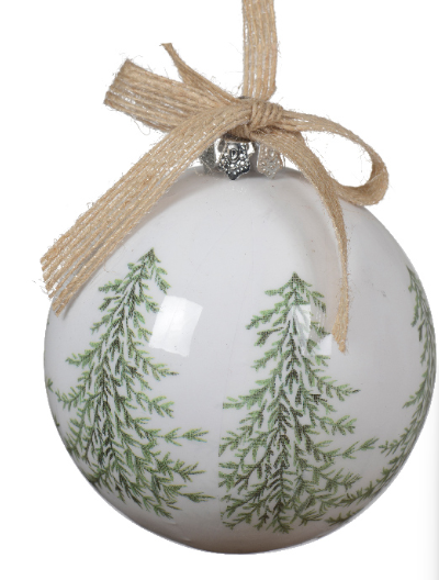 White Bauble polyfoam