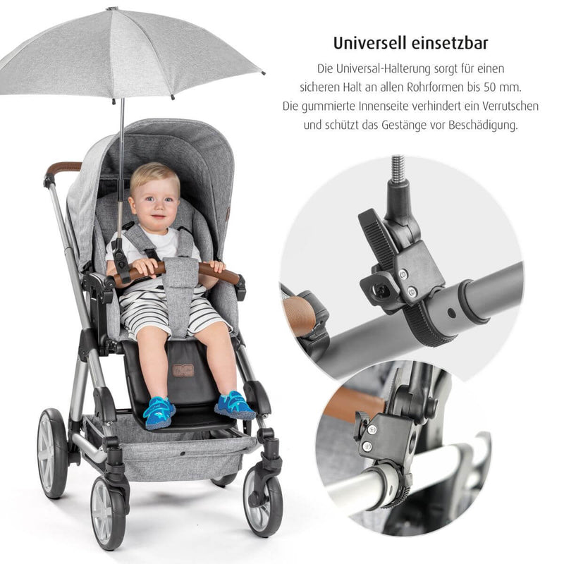 ShineSafe+ pushchair sunshade, grey-melange